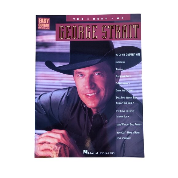 The Best Of George Strait Easy Guitar Sheet Music Songbook Hal Leonard - Picture 1 of 6